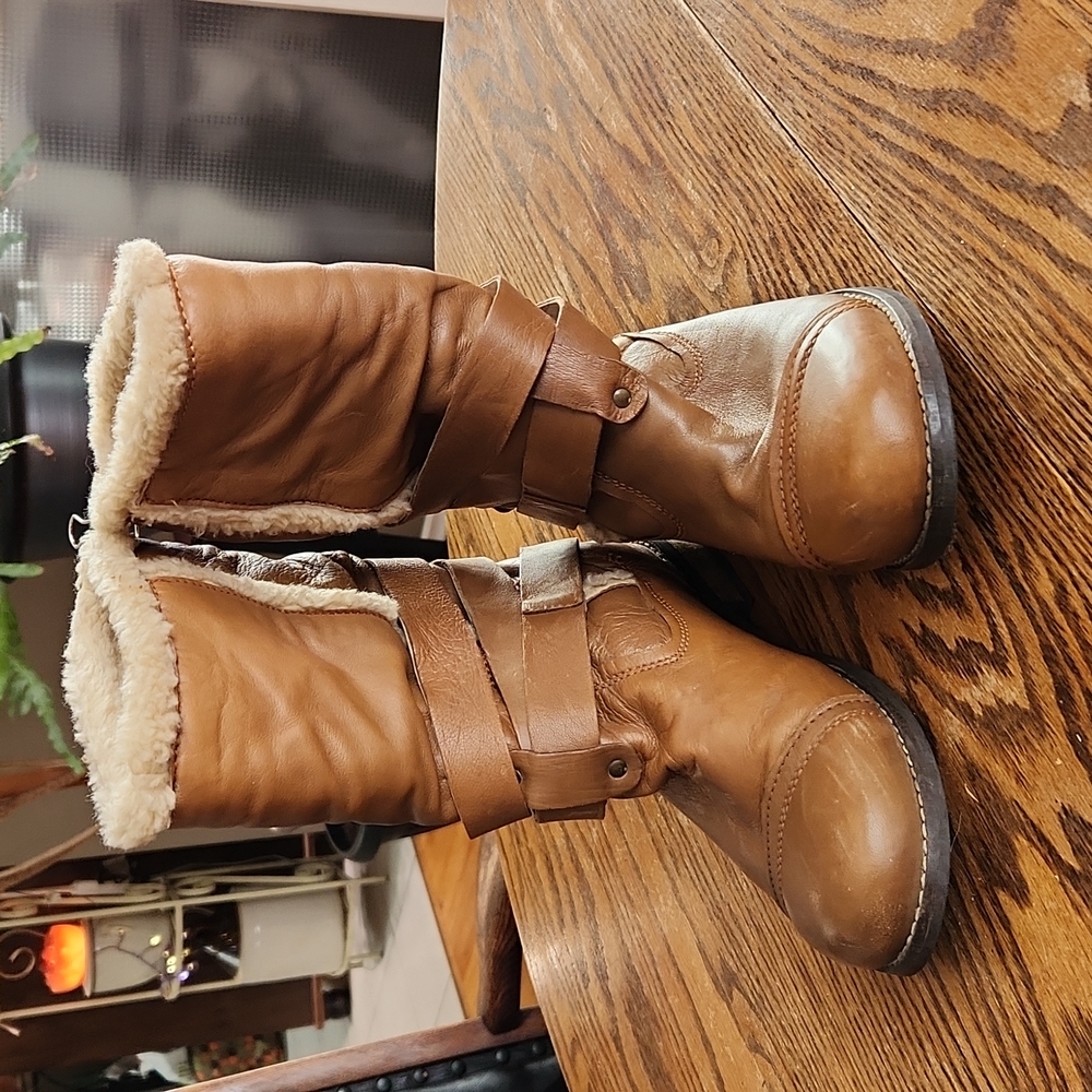 Aldo Soft Leather Boots
